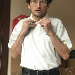 Classic White Lacoste Polo